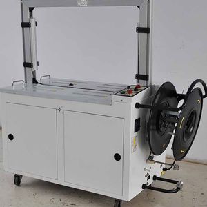 Low Price Semi-Automatic PP Cardboard Box Strapping Machine