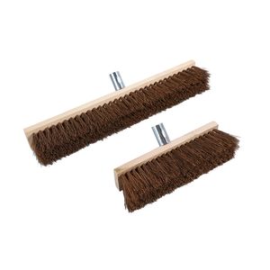 Multi-Purpose Brown Fiber Floor Scrub Brush for Kitchen Bathroom