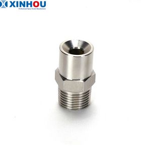 Stainless Steel Brass Square Shaped Water Spray Jet Full Cone Nozzle