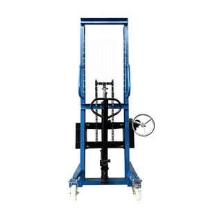 Oil Drums Lifting Height Hydraulic Oil Drum Elevator Hydraulic Forklift 0.4t/1.6m Economic Oil Drum Grabber Stacker