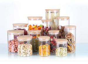 Clear Transparent Borosilicate Heat Resistant Glass Jar Container with Lid