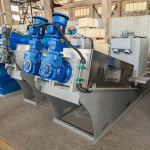High-Capacity Integrated Thickening Screw Press for Textile Mill Wastewater Sludge