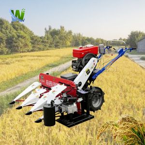 Reaper Binder for Barley Wheat Rice Tea Leaf Garlic Corn Olive Harvesting Machine