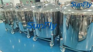 100-200L Bucket Lotion Stainless Steel Storage Tank