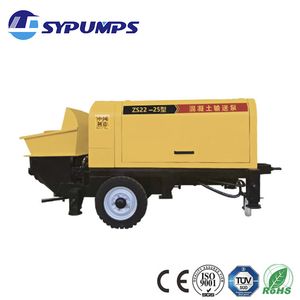 Large Grained Fine Stone Sand Concrete Conveying Pump, Horizontal Secondary Structure Column Pump