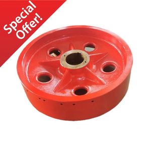 Mining Accessories Repairs Part Sj120 Pulley Jaw Crusher Fly Wheel Cast Iron