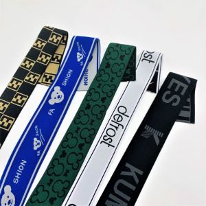 Factory Customized Jacquard Printed Nylon Fabric Elastic Tape for Clothing