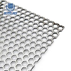 Round, Hexagonal Hole Stainless Steel Perforated Metal Mesh for Building and Decoration