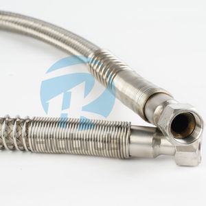 Durable High Pressure 304 Stainless Steel Spring Metal Hose