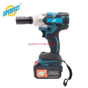 Jsperfect Electric Compact Drive Cordless Torque Wrench Rechargeable with 2 Batteries