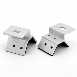 Aluminum Al6005-T5 Standing Seam Roof Clamp for Residential Roof Mounting, Easy Installation and Professional Design Rail-Less Mounting