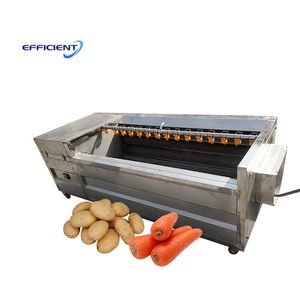 Brush Potato Cleaning Line Sweet Potato Washing and Peeling Machine