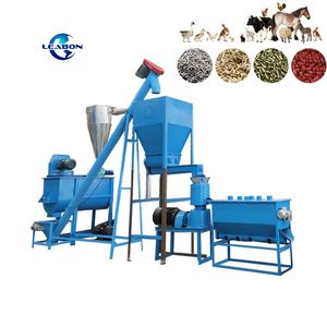 Pellet Granulator 500-1000kg/H Feed Pellet Production Line Animal Feed Pellet Line