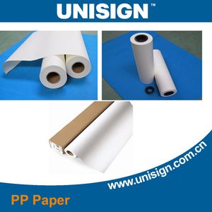 Factory Price Single Side Coating Label PP Synthetic Paper