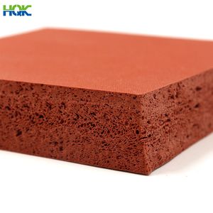 Red Flame Retardant High Temperature Resistant Silicone Sponge Silicone Foam Sheet