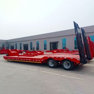 3 Axle 4 Axle 5 Axle 60-100 Ton Gooseneck Low Bed Semi Trailer Customizable Factory Price