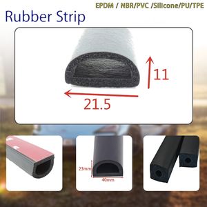 Self-Adhesive D Shape EPDM Seal for Sealing Doors and Windows