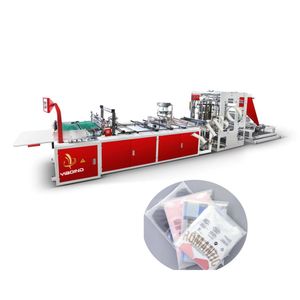 High Speed PE PP Multifunctional Slider Zipper Lock Plastic Bag Making Machine