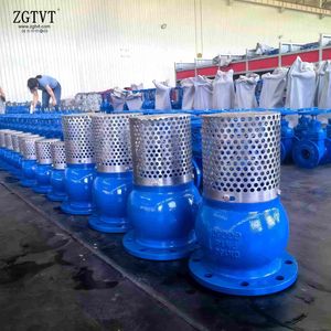 DIN Metal Seal Foot Valve with SS304 Filter