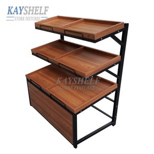 Elegant Design Competitive Price Supermarket Fruit and Vegetable Display Rack