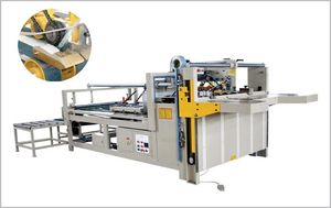 Semi-Auto Folder Gluer of Corrugated Carton Box Making Machine