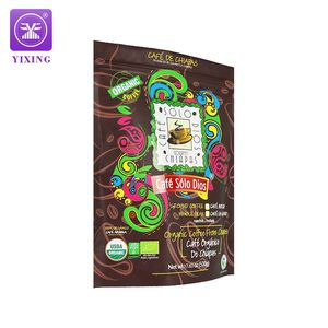 UV Effect Plastic Stand up Pouch Coffee Packaging Bags with Printing