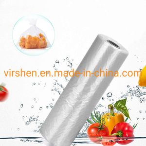 Supermarket Shopping Food Storage Bags on Roll Grosery Clear Plastic Vacuum Bag Roll