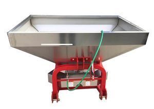600L China Stainless Steel Fertilizer Spreader for Fertilizing and Seeding