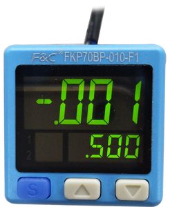 Fkp70 Air Pressure Switch M5 Connector Digital Display 2PNP Analog Output