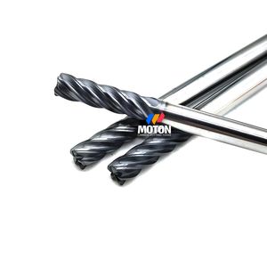 Tungsten Carbide End Mill 45/55/60/65 HRC Square Flat Ball Nose Corner Radius 2/3/4 Flutes Solid Endmill Milling Cutter CNC Machine Cutting Tool