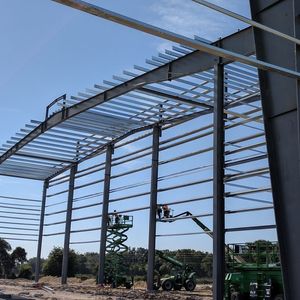 Durable Long Span Galvanized Steel Structures for Industrial Use