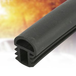 Black EPDM T Type Sponge Weatherproof Rubber Window Frame Seal
