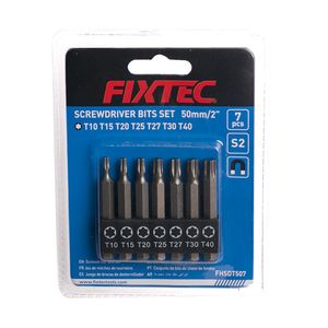 Fixtec Professional Hex Shank Drill Bit Sets 7PCS S2 50mm Bits Power Tool Accessory