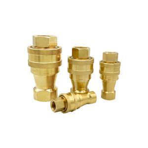 Hot Sale Brass 1/4-2 NPT Thread 3000 Pvvm High Pressure Water Pipe Quick Disconnect Connector for Air and Gas Hose Quick Coupling