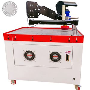 Manual Polishing Machine Flexible Swing Arm Vacuum Table Grinding Wire Brush Steel Aluminum Iron Metal Sheet Deburring Machine