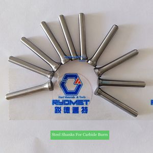 Steel Shanks for Tungsten Cemented Carbide Burrs