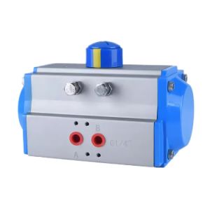 Single Acting Pneumatic Actuator Air Control Spring Returned 90 Degree Rotary Pneumatic Butterfly Valve Actuator