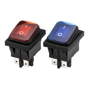 20A on on 6 Pins Waterproof Rocker Switch Illuminated