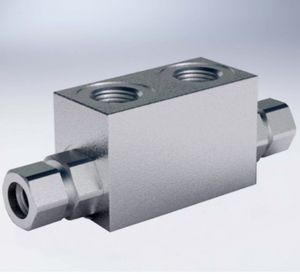 Secure Load Holding Flow Control Dual Hydraulic Pilot-Operated Check Valve