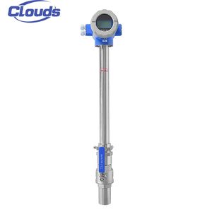 High Precision Insertion Electromagnetic Flowmeter Adjustable Flow Rate Current/Pulse Output OEM Customizable