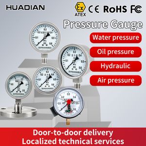 Water Pressure Gauge Accurate Air Pressure Gauge Propane Pressure Gauge Vacuum and Pressure Gauge