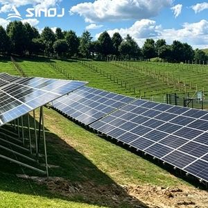 Low Noise Customizable Aluminum Solar Mounting System for Villas