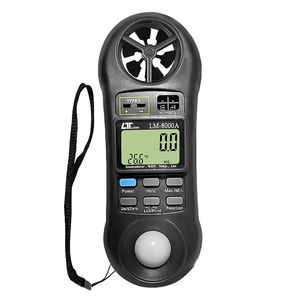 Lutron Lm-8000A Multifunctional High-Precision Anemometer Illuminometer Temperature and Humidity Meter