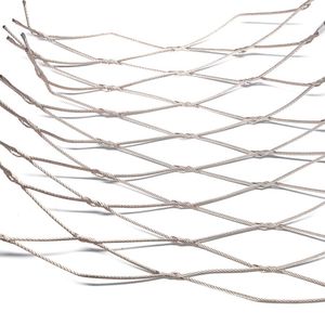 Durable 304/316 Stainless Steel Wire Rope Safety Net for Zoo