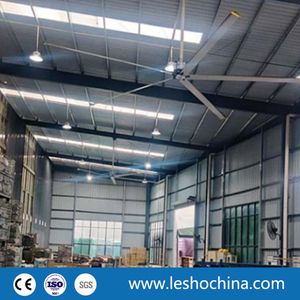 Large Hvls Ceiling Fan, Aluminum Alloy Industrial Big Fan for Warehouse Factory Cooling Ventilation