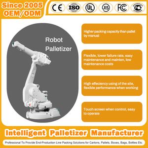 Automatic Robot Palletizer Factory Pallet Stacker Palletizing System Robot Palletizer for Electric Saw/Electric Screwdriver/Electric Grinder/Hinge/Lock Industry