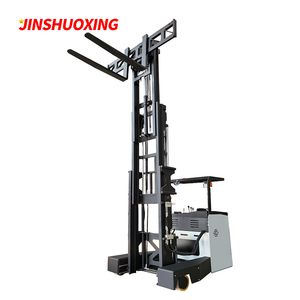 Electric Stacker Four-Way Forklift Truck 3 Tons Mast Lift up to 8m Electric Reach Forklift with Curtis Controller