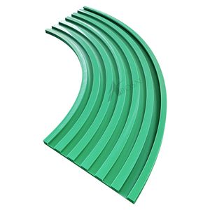 White Colored UHMWPE Plastic Guide Rail Conveyor Wear Strip