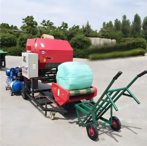 Plastic Film Silage Baler Wrapper Machine /Straw Corn Stalk Packing Wrapping Machine