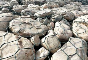 Factory Price PVC Coated Galvanized Hexagonal Gabion Stone Cage